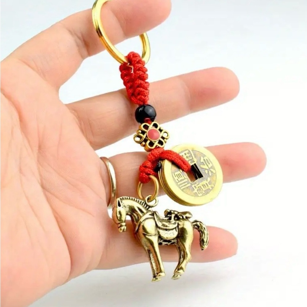 2026 Lunar New Year Horse Keychain for luck, prosperity and more!